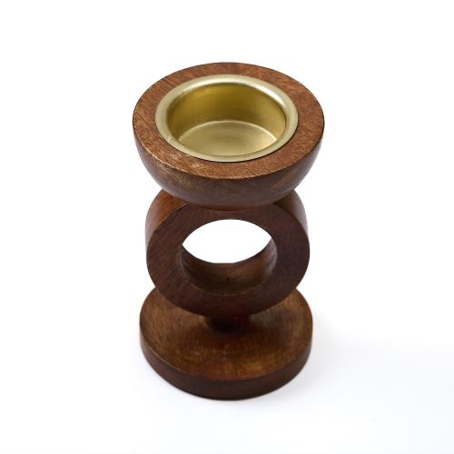 Wooden Indian incense burner