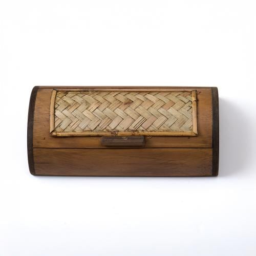 Wooden bamboo box