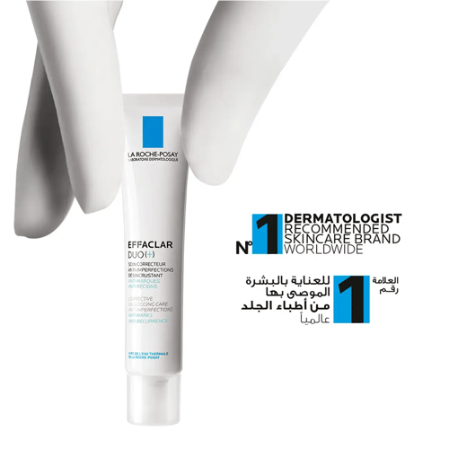 لاروش بوزيه افاكلار ديو+م جل كريم للشوائب ,الرؤوس...