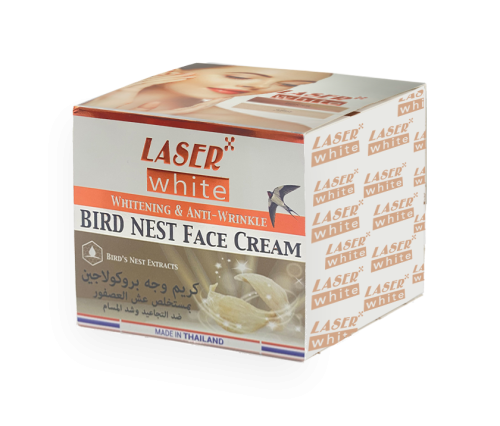 ليزر وايت كريم وجه بروكولاجين بمستخلص عش العصفور 5...