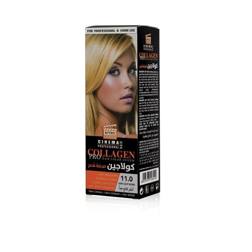 نيتروسينيما صبغة شعر 11.00 أشقر فاتح جدا 250مل