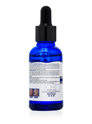 ليزر وايت سيروم الجلوتاثيون والنياسيناميد لتفتيح ا...