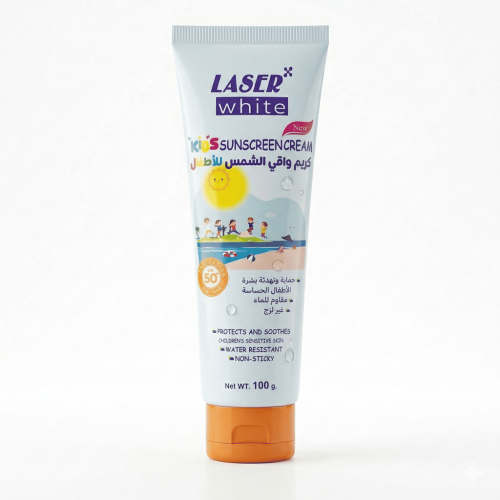 Laser White Sunscreen for children 100ml SPF50+