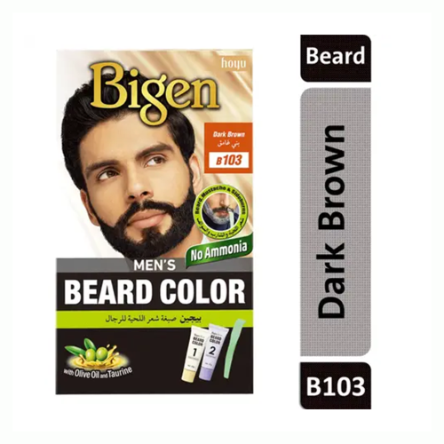 صبغة بيجين بكت للذقن B103 بني غامق حجم 20غ+20غ
