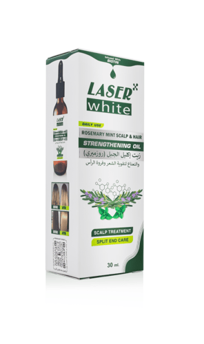 ليزر وايت زيت إكليل الجبل (روزميري) والنعناع لعلاج...