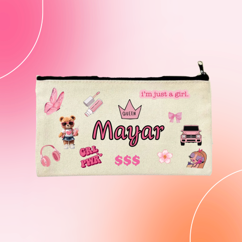 محفظة ستيكرات pink