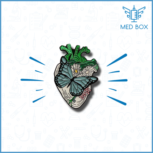 بروش قلب فراشة