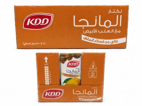 عصير كي دي دي مانجو 180مل*24