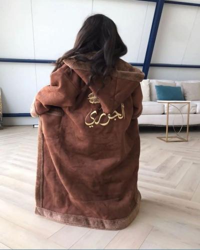 فروه اطفال ولادي وبناتي باللون البني فروة شتوية اط...