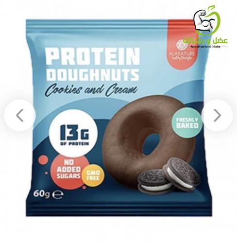 دونات بروتين كوكيز كريم