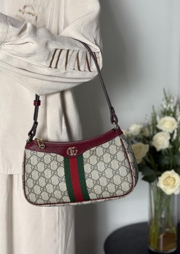 Gucci Ophidia GG Monogram مع ستراب كتف و كروس