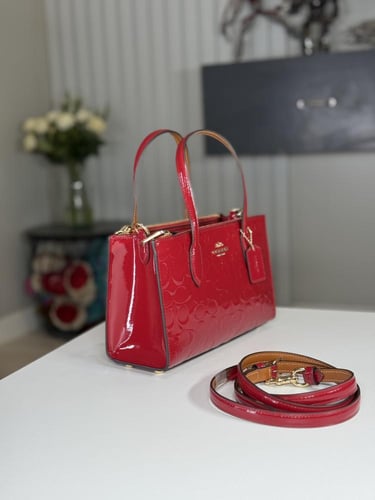 شنطة كوتش نينا سجنشر توت Nina Small Tote Bag CV400...
