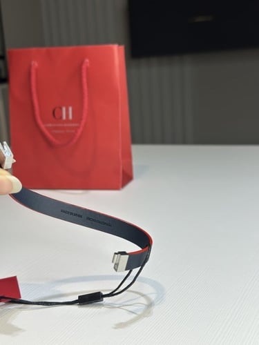 اسوار رجالي كارولينا هريرا- كحلي/ احمر