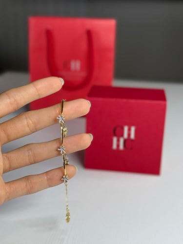 اسوار بانقل كارولينا سجنشر بزهرة كارولينا مطلي ذهب...