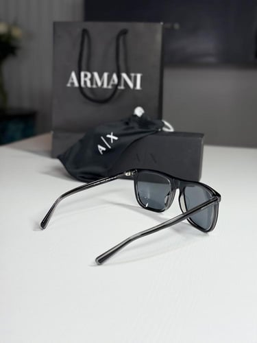 نظارة ارماني رجاليه بفريم بلاستيك فخم رمادي شيك Ar...