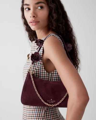 كيت سبيد على الطلب 3-4 اسابيع بالورد SHLDR BAG Grenache