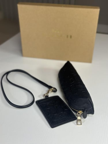 كوتش طقم ليميتد ادشن من كارد هولدر ومحفظه- اسود سج...