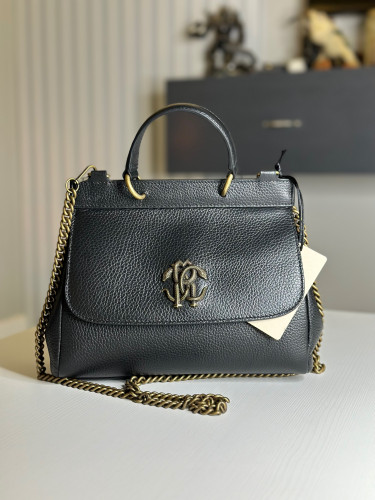 ربرتو كفالي هاندل توب باق- اسود/نحاسي