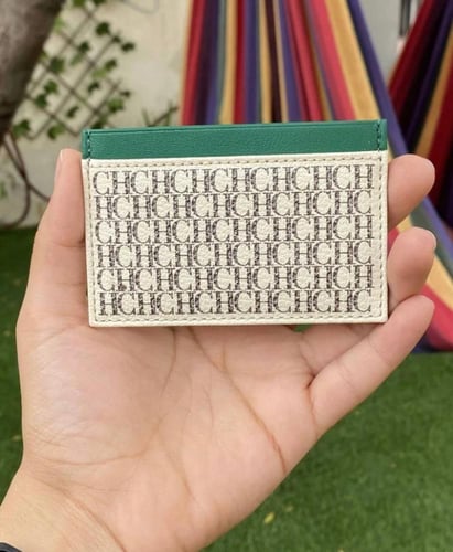 كارد هولدر كارولينا سجنشر توفيس-حواف خضراء/ سجنشر...