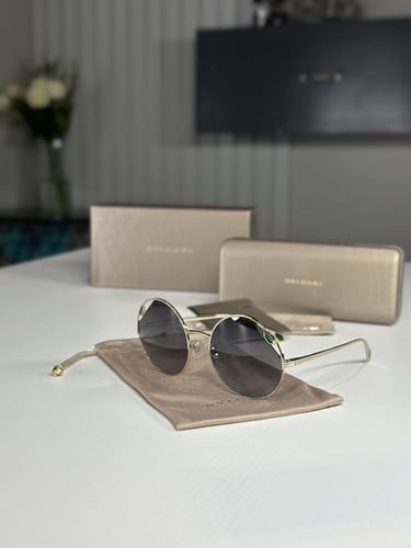 نظارة بولقاري بهيكل خفيف من الستيل وتصميم دائري فخ...