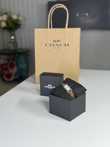 كوتش ساعة كلاسيك تان بجلد Coach Women 14502994 Lea...