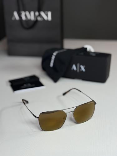 امبوريو نظارة رجالية ستيل افيس باللون البني armani...