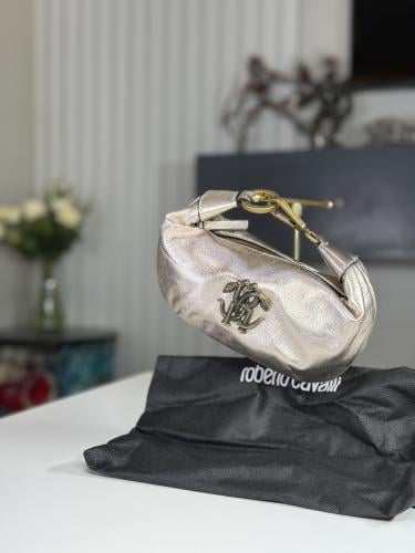 ربرتو كفالي هوبو بلون ذهبي roberto cavalli hobo go...