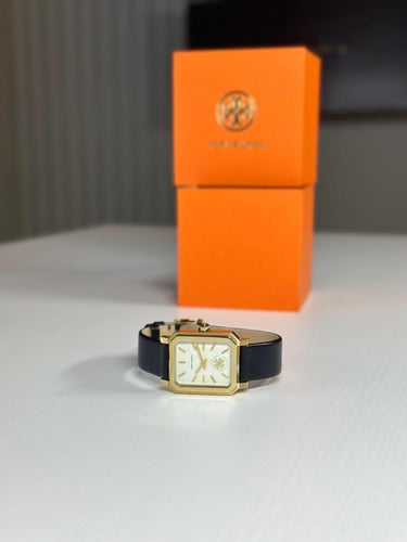 ساعة توري برتش روبسون جلد اسود robison watch- اسود...