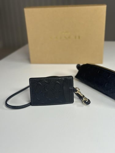 كوتش طقم ليميتد ادشن من كارد هولدر ومحفظه- اسود سج...