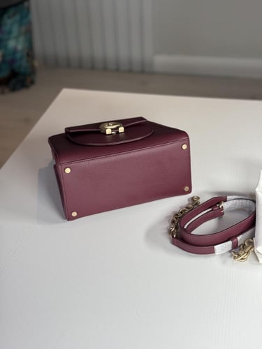 شنطة اجنر بوكت برجندي LORENA HANDBAG M burgundy ai...