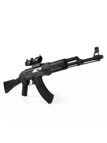 Ak 47 اسود مع سكوب رشاش خرز مائي