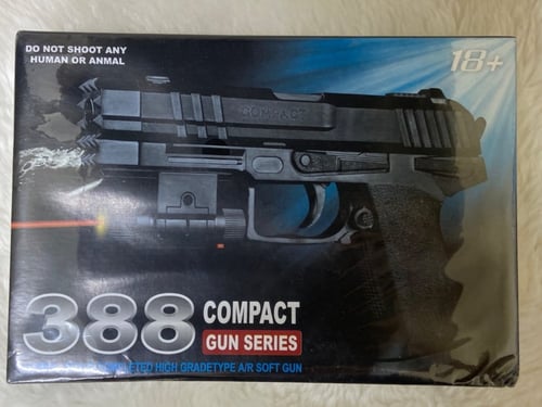 مسدس خرز ليزر كامل بلاستيك مقوى