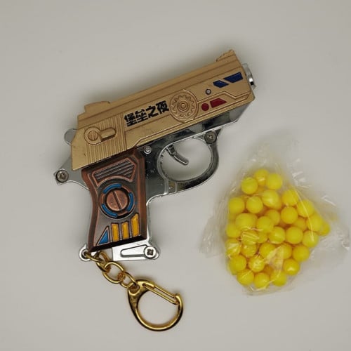 ميدالية مسدس خرز حديد fort