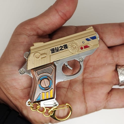 ميدالية مسدس خرز حديد fort