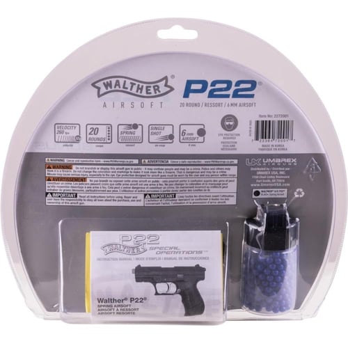 مسدس p22 ايرسوفت خرز ٦ مل صناعه كوريه قوي جدا