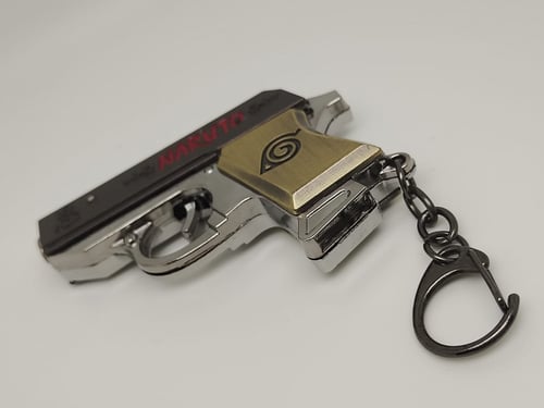 ميدالية مسدس خرز حديد