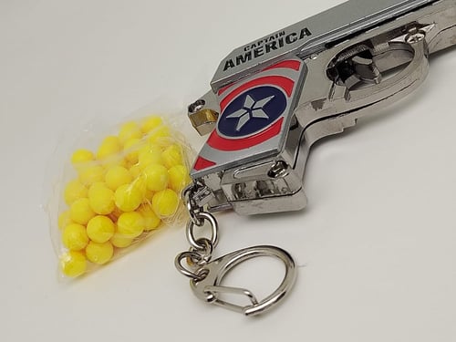 ميدالية مسدس خرز حديد AMERICA