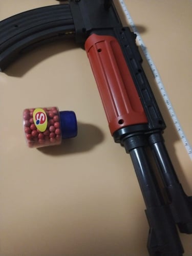 بندقيه كلاش خرز 6 مل بطول 76 سم