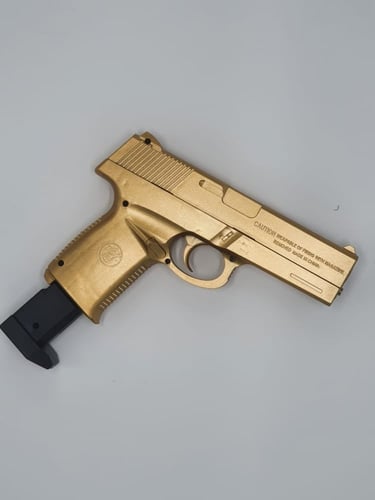 مسدس بلاستك تعشيق خرز مخزن كبير لون عشوائي