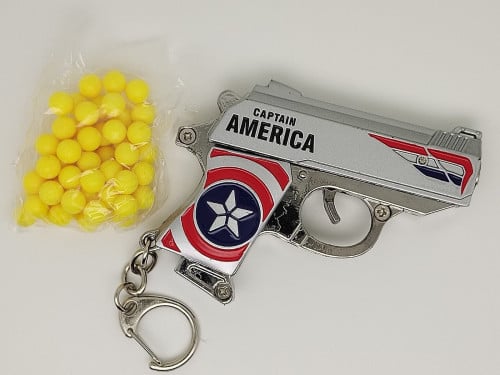 ميدالية مسدس خرز حديد AMERICA