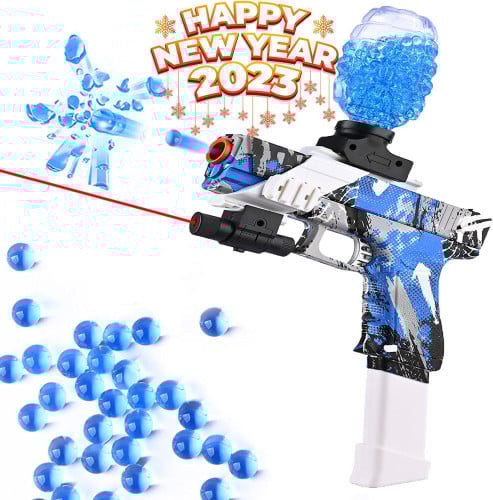 مسدس اوتماتيك جلوك خرز مائي مع ليزر مع 2000 رصاصه