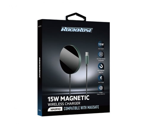 روكروز شاحن لاسلكي لاصق 15 واط زيتي