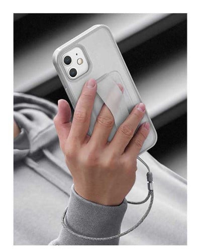 يونيك هيلدرو كفر ايفون 12 ميني ثلجي مع مسكة