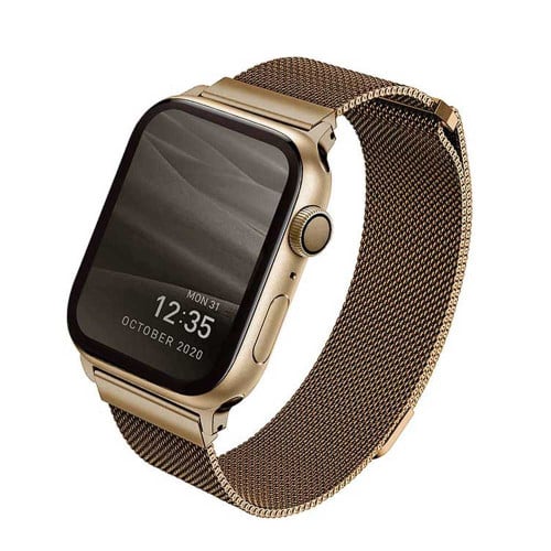 يونيك سوار ساعة ابل ستيل ذهبي 42/44 ملم