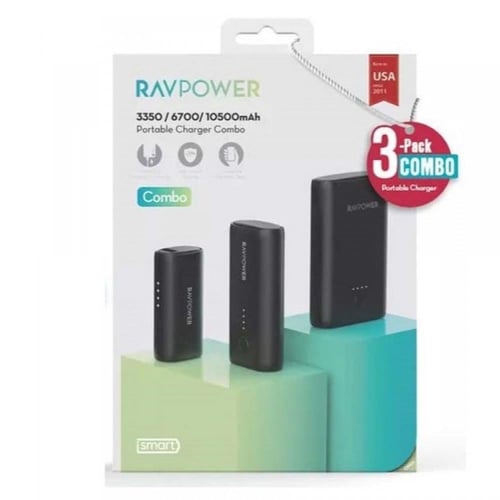 راف بور بكج 3 بطاريات بسعة 3350+ 6700+ 10050 لون ا...