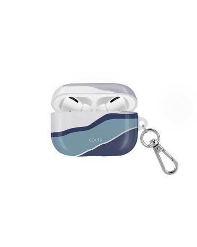 يونيك كوهيل كفر سماعة ابل برو مموج ازرق