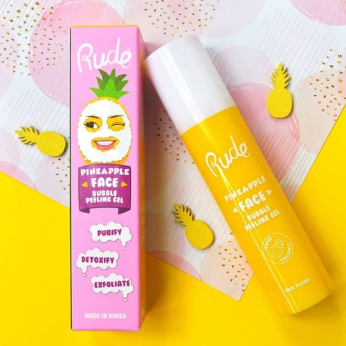 روود - جل الفقاعات لتقشير الوجه بالأناناس