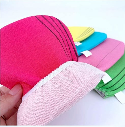 الليفة الكوريه - قفاز تقشير كوري - احمر