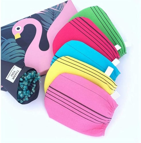 الليفة الكوريه - قفاز تقشير كوري - احمر