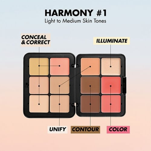ميك اب فور ايفر - باليت الوجه اتش دي سكين Harmony...